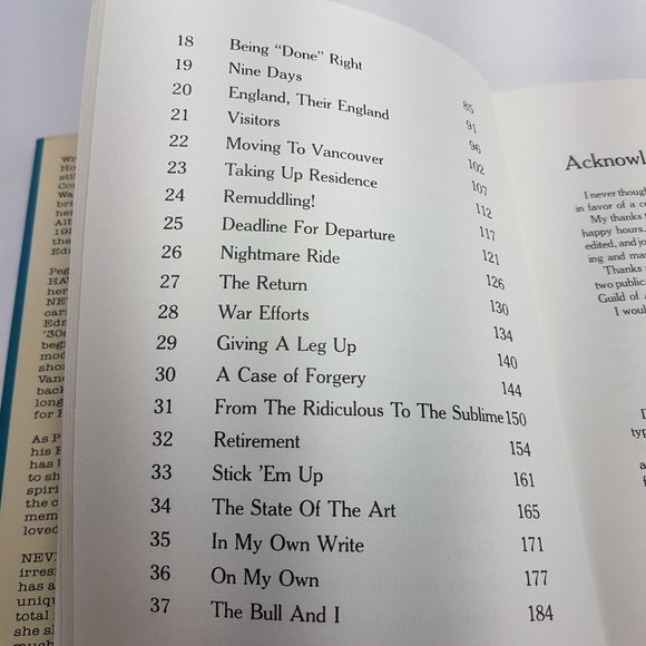 Never a Dull Moment by Peggy Holmes with forward by Peter Lougheed Alberta 1984 - Picture 11 of 16